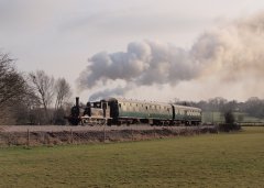 32678 leaves Rolvenden 21st March 2010. © Tony Eaton